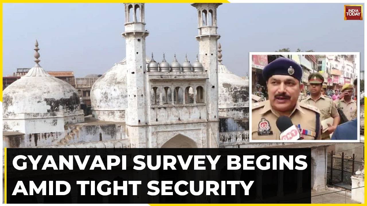 Gyanvapi Mosque Survey: ASI's Scientific Investigation Underway | Tight Security Ensures Peace