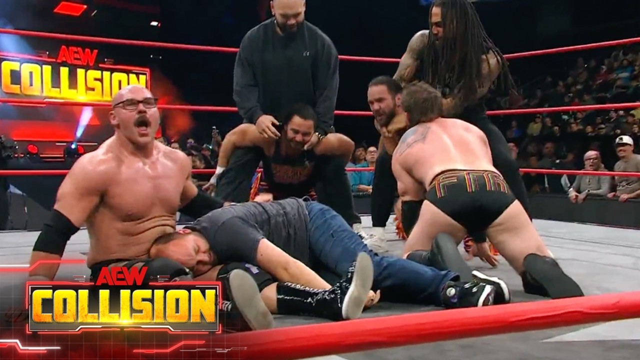 FTR ASSAULTS the Young Bucks’ family! | AEW Collision, 2/21/26