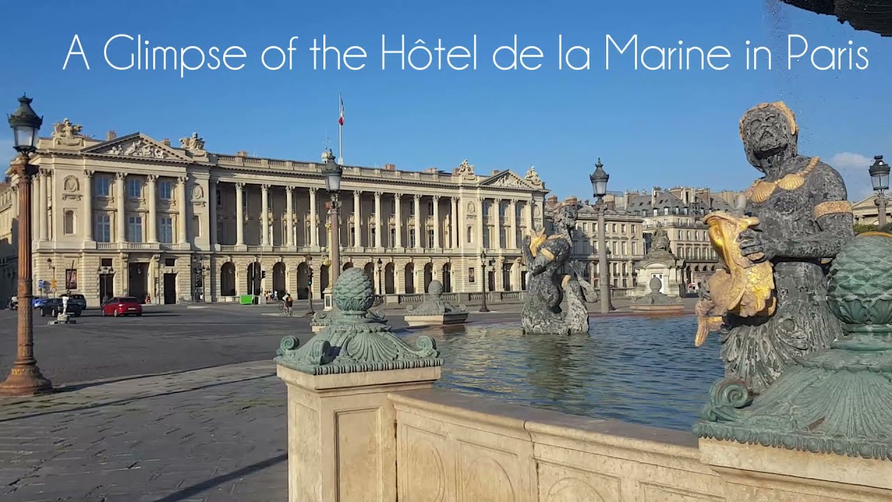 H&ocirc;tel de la Marine, Paris