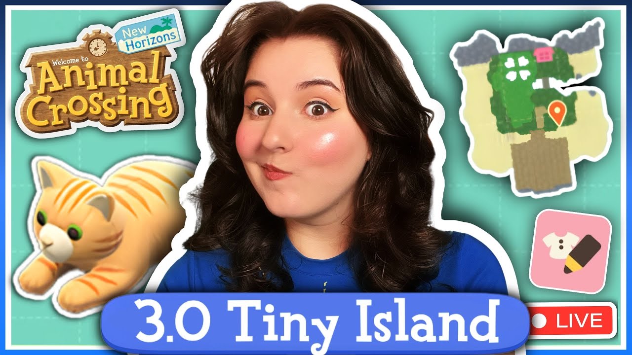 FINISHING My FIRST TINY ISLAND in the ACNH 3.0 UPDATE 🏝️