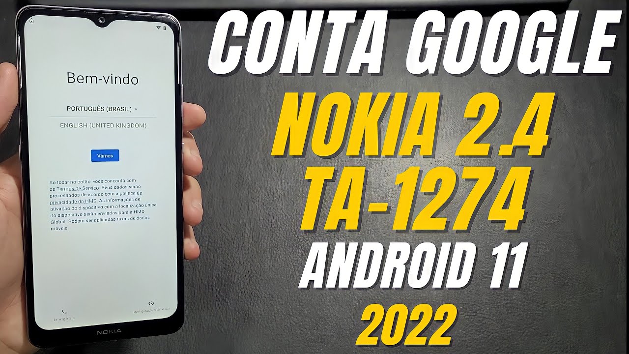 REMOVER CONTA GOOGLE NOKIA 2.4 ATUALIZADO 2022 ANDROID 11 TA 1274 SEM PC E SEM BAIXAR APPS