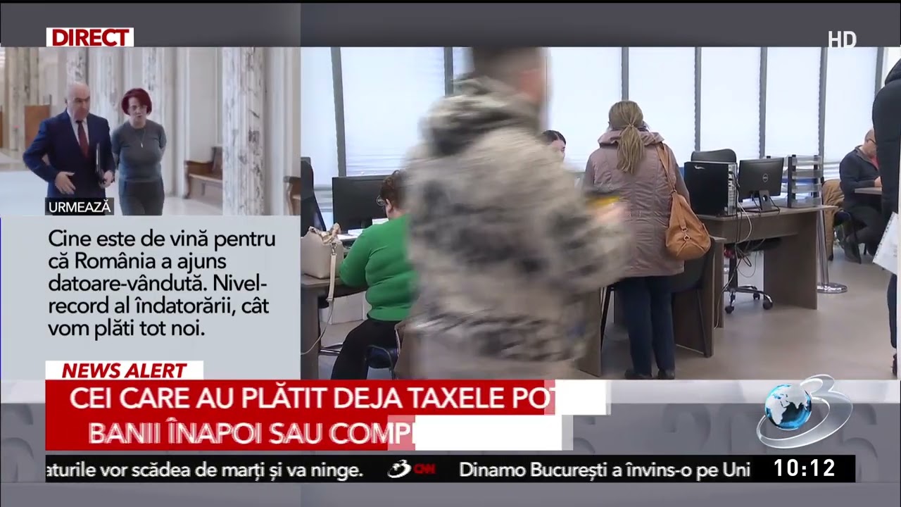 Un milion de români și-au plătit taxele. Statul a încasat 1,13 de milioane de lei