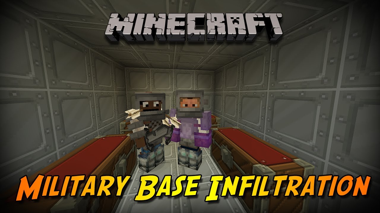 Minecraft Military Base Infiltration - الماب الي مالو نهاية