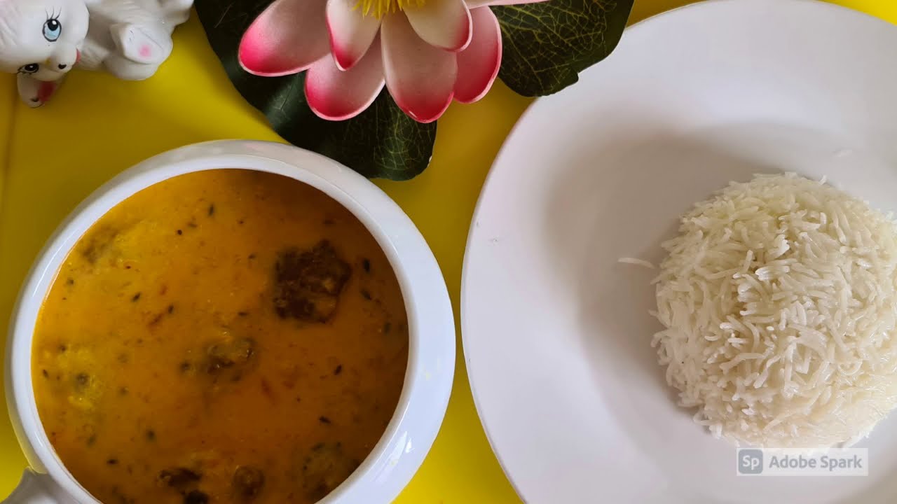 Kadhi pakora with rice recipe / Kadhi pakora with chawal