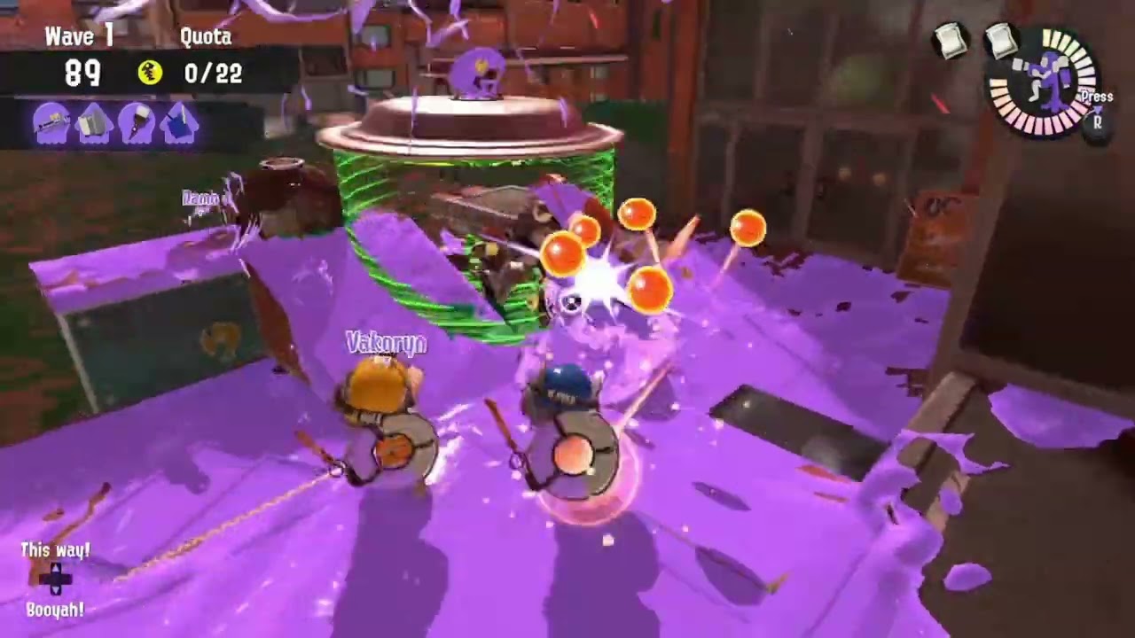 Slammin' Lid vs Drizzler (Splatoon 3)