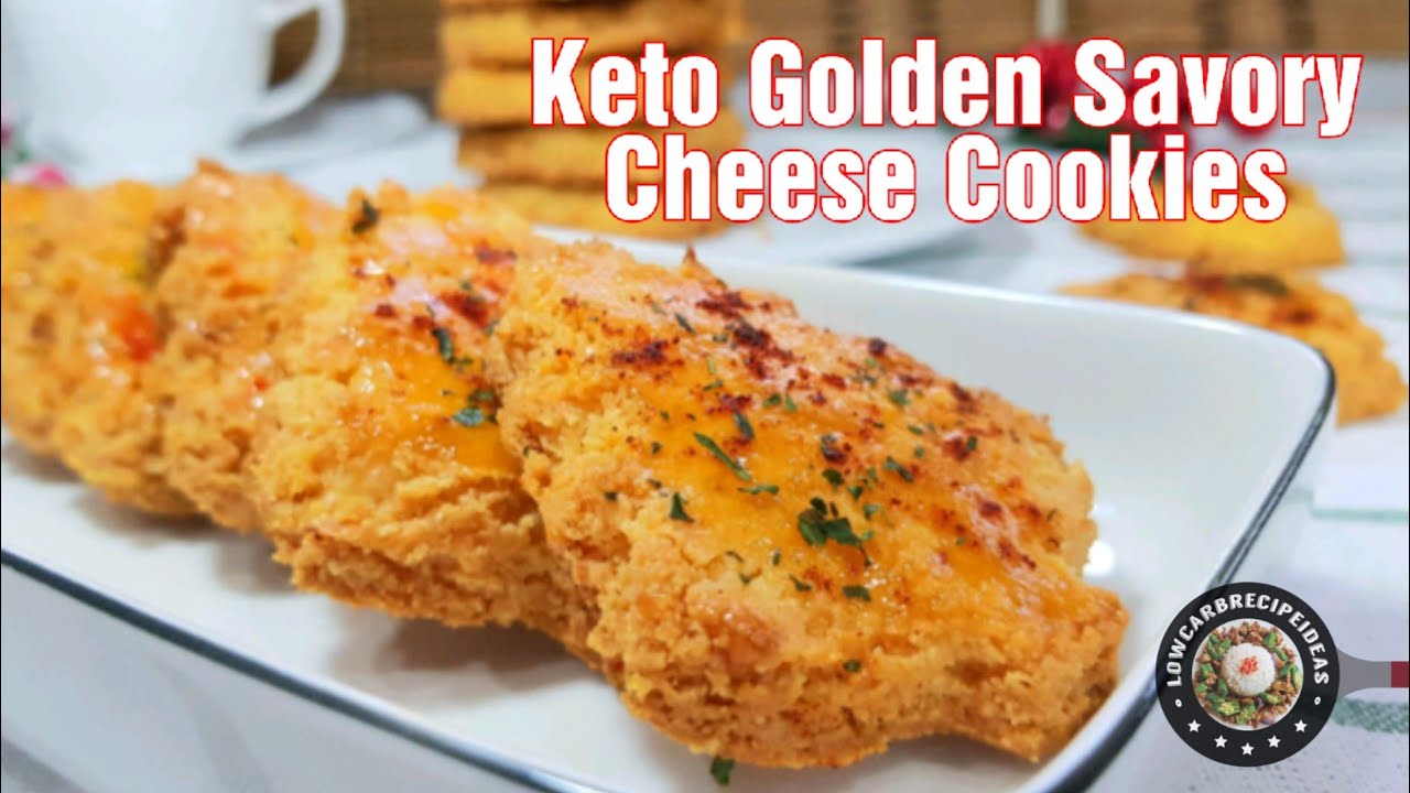 HOW TO MAKE THE BEST KETO GOLDEN SAVORY CHEESE COOKIES