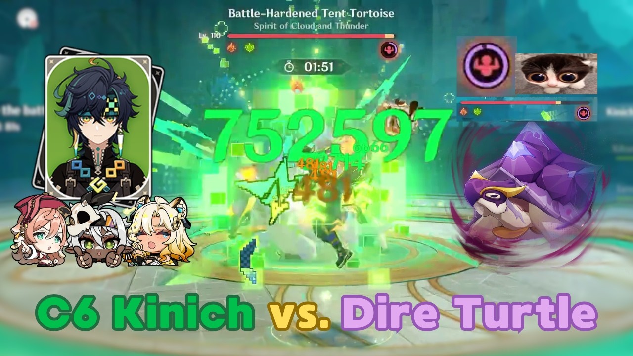 [5.8 SO] C6 Kinich Edges the Dire Turtle's Shield (79s Clear)