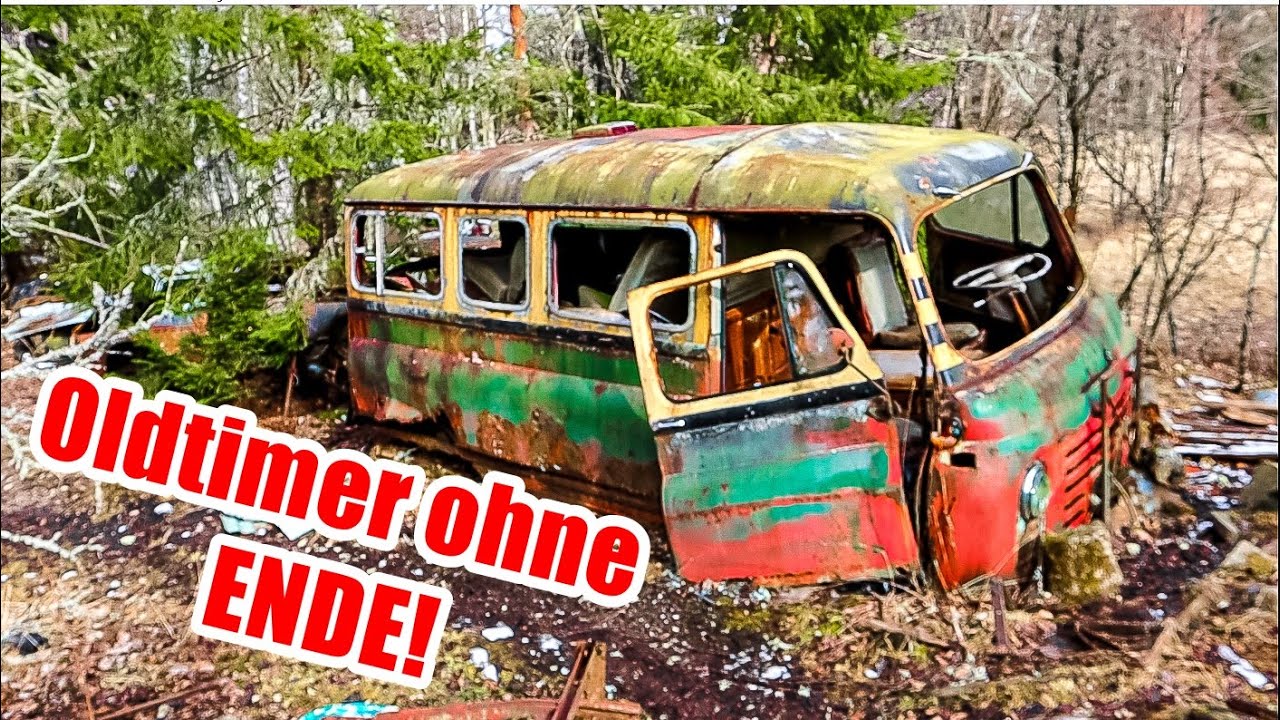 MYSTISCHER AUTO FRIEDHOF in Schweden / LOST PLACES