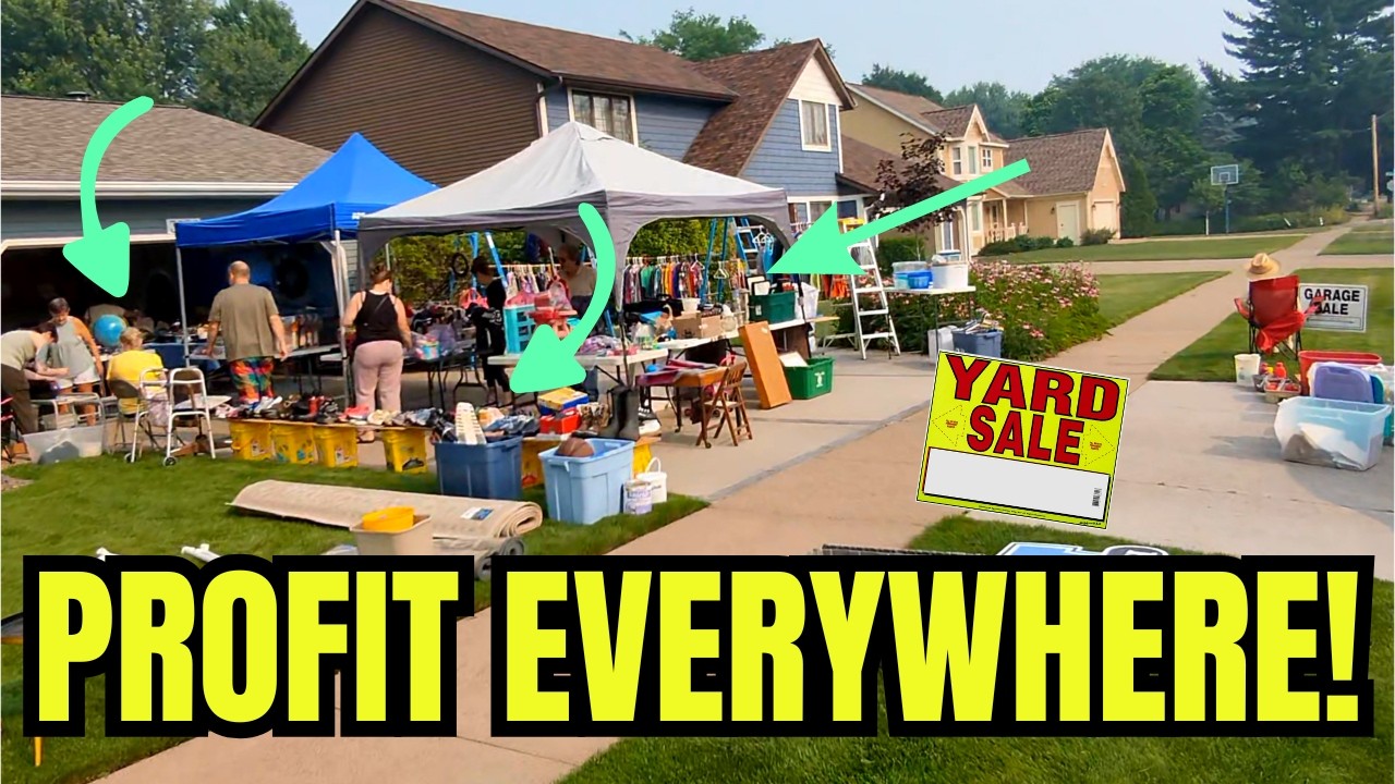 Finding HIDDEN PROFIT At Garage Sales!