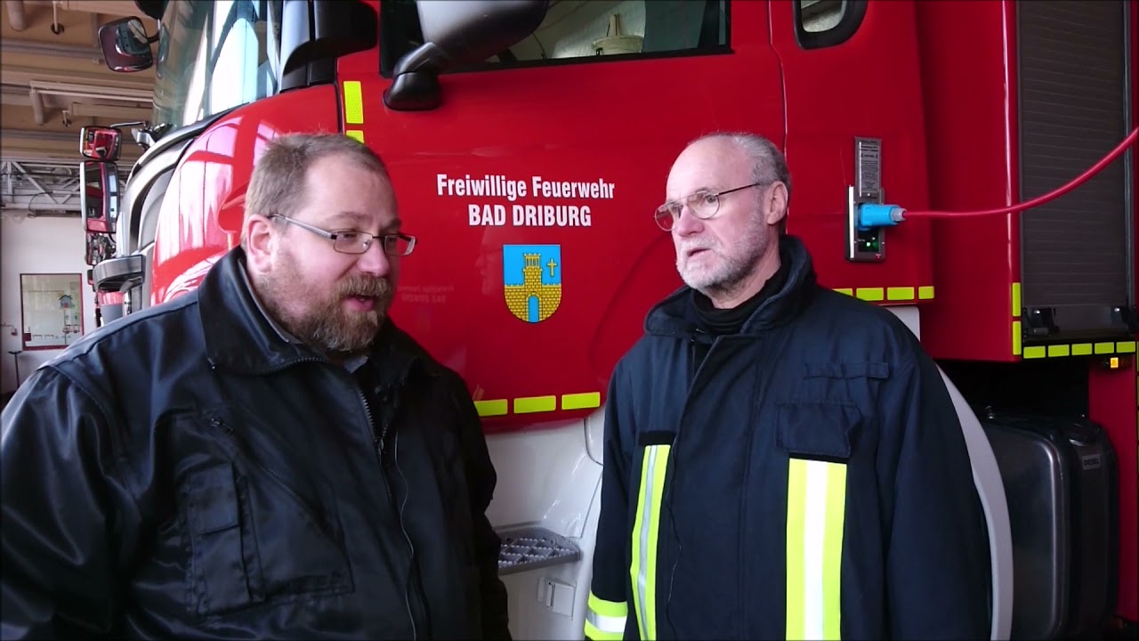 Löschzug Bad Driburg - Die neue Drehleiter Interview vom 19.01.2019