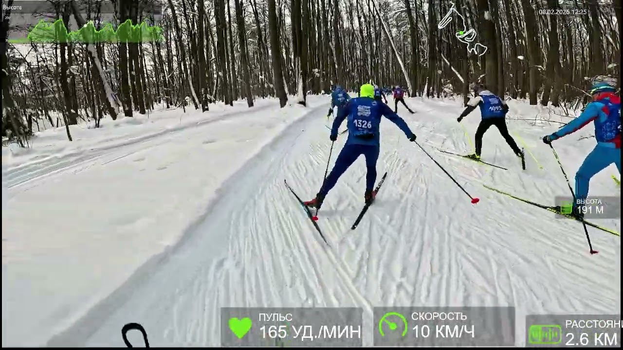 Московский лыжный марафон 2026 50 км свободный стиль