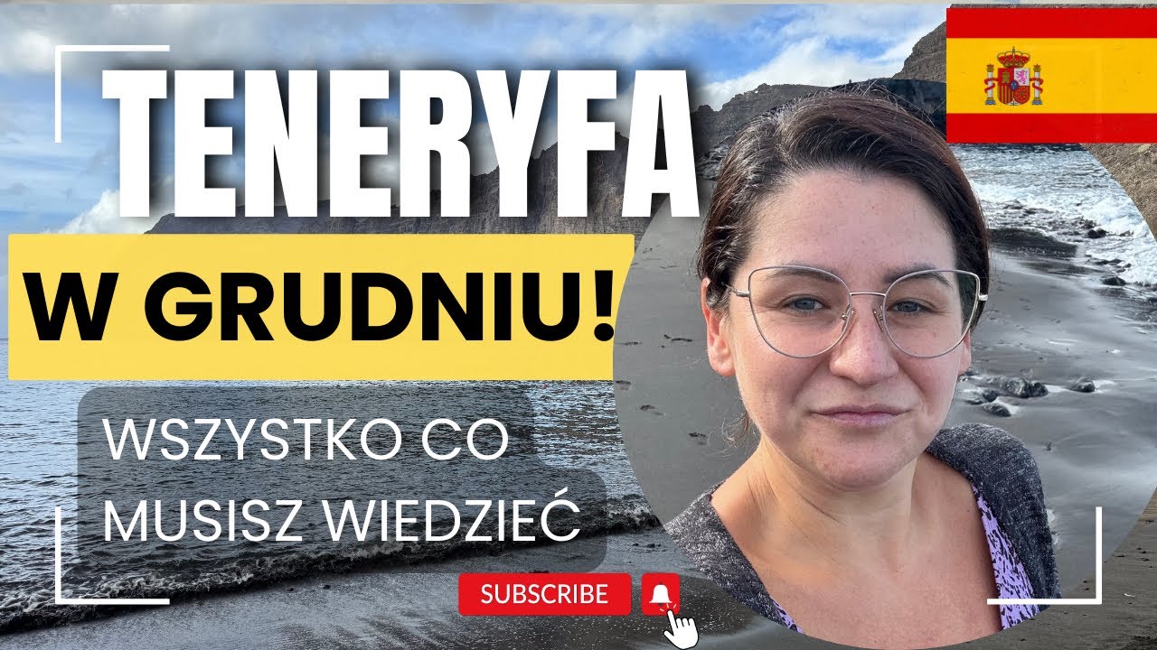 🇪🇸TENERYFA w grudniu. Kiedy najlepiej przylecieć na Wyspy Kanaryjskie? Ile stopni ma ocean i baseny?