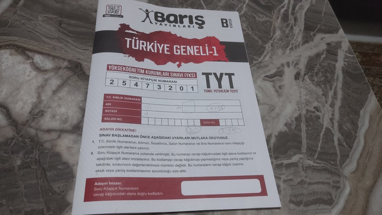 Barış Türkiye geneli yorumum (Barış çelenk hocam kesin izlesin) #yks26 #yks #tyt 