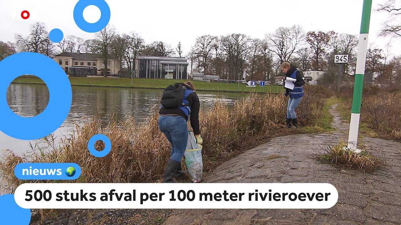 'Nederlandse rivieren zitten vol met plastic'