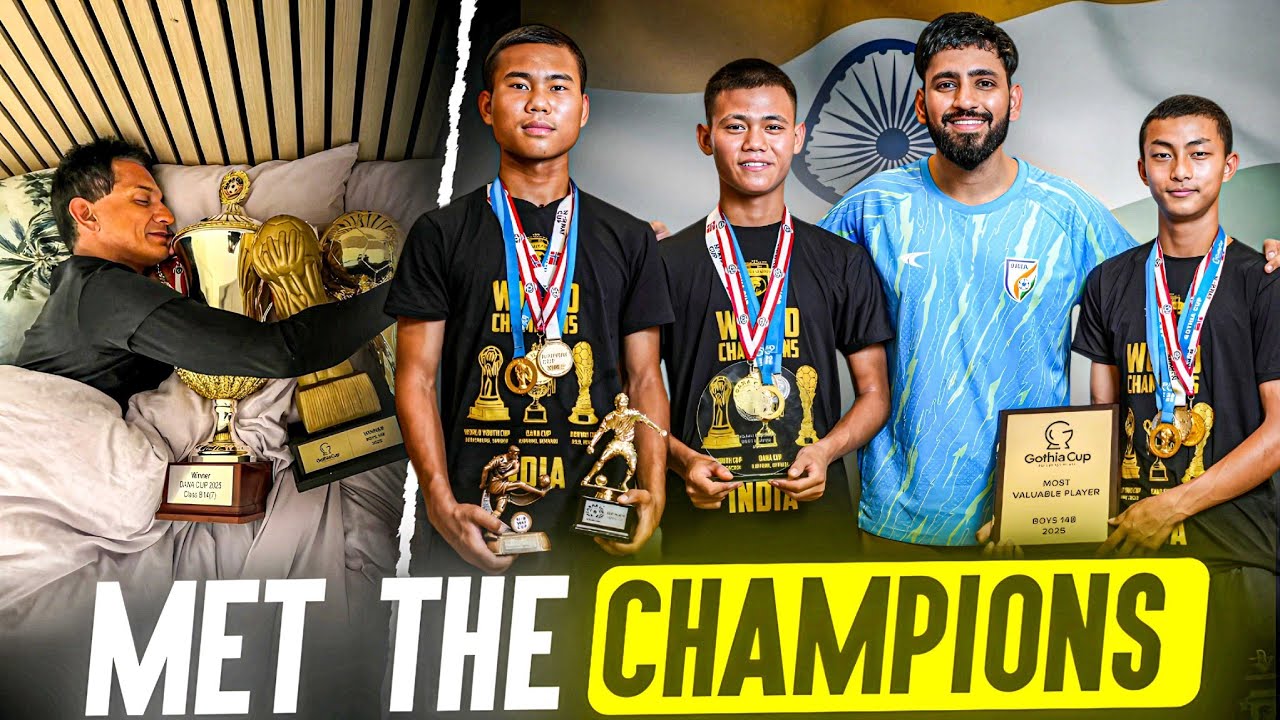 I MET AND CHALLENGED THE MINERVA ACADEMY BOYS WHO WON DANA, NORWAY AND GOTHIA CUP ( I LOST)