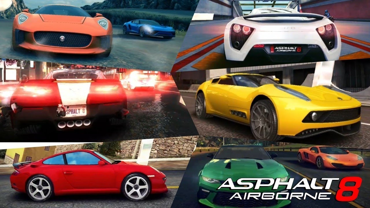 Best Engine Sounds of Some A-Class Cars (ASPHALT 8)
