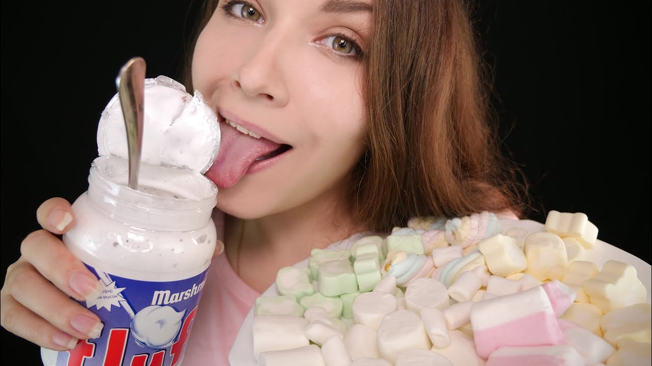 ASMR Marshmallow 🍬 (EATING SOUNDS) Mukbang  🍡 | АСМР 🥐 Итинг, поедание 🍧 Маршмэллоу