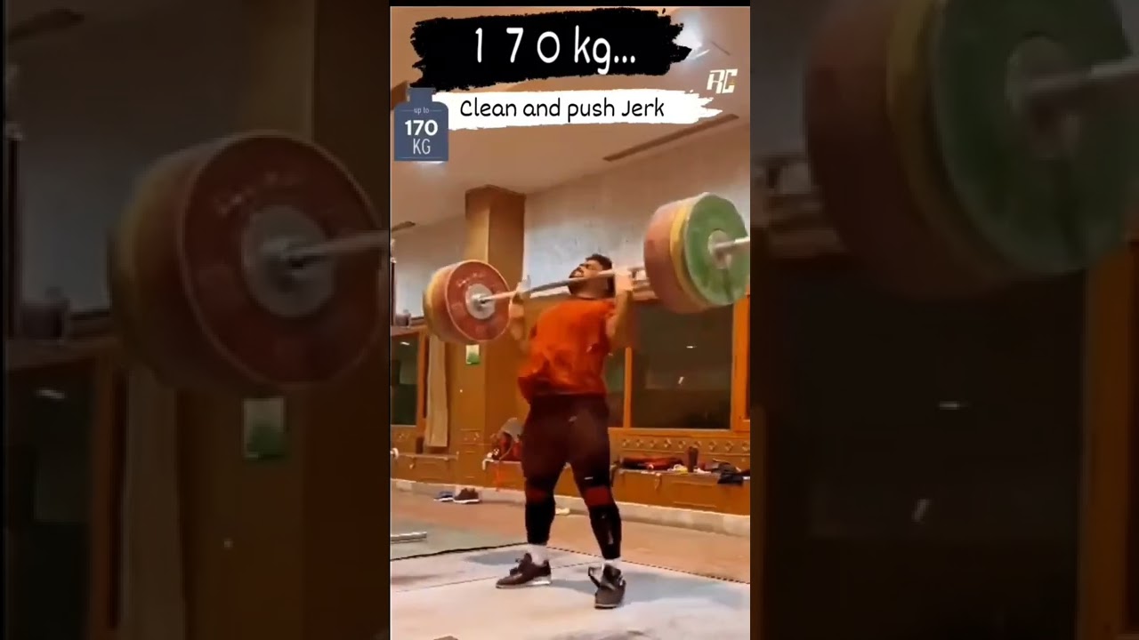 Clean and Jerk 170kg... #weightlifting #shorts #youtube 🇮🇳