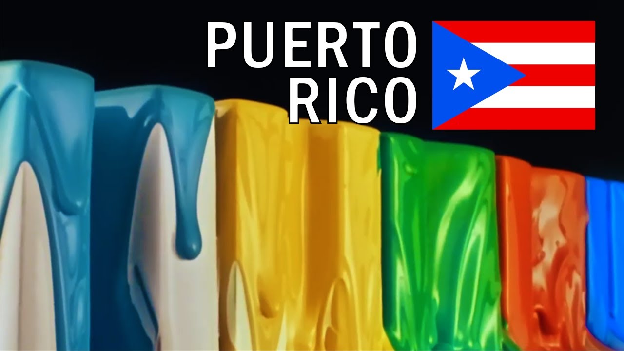 Los Colores De Mi Tierra Harris Paint - Anuncio Boricua - Puerto Rico De Los 90s
