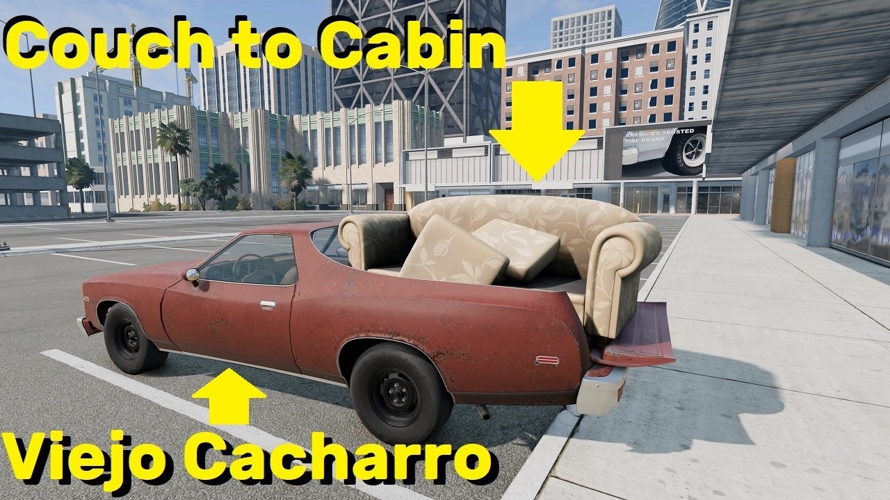 BeamNG.drive (Mod) Freeroam: West Coast, USA - Couch to Cabin