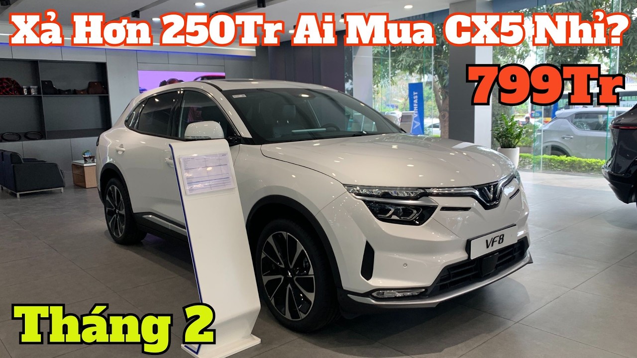 Giá Khuyến Mại Vinfast VF8 Tháng 2. Xả Hơn 250Tr Ai Mua CX5 Nhỉ? Lăn Bánh Mới | CarTVnew