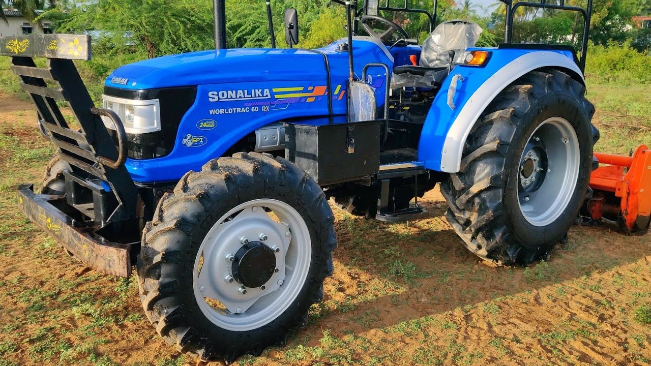Sonalika Worldtrac 60rx 4wd Full review in Tamil | Agriculture India | Part - 01