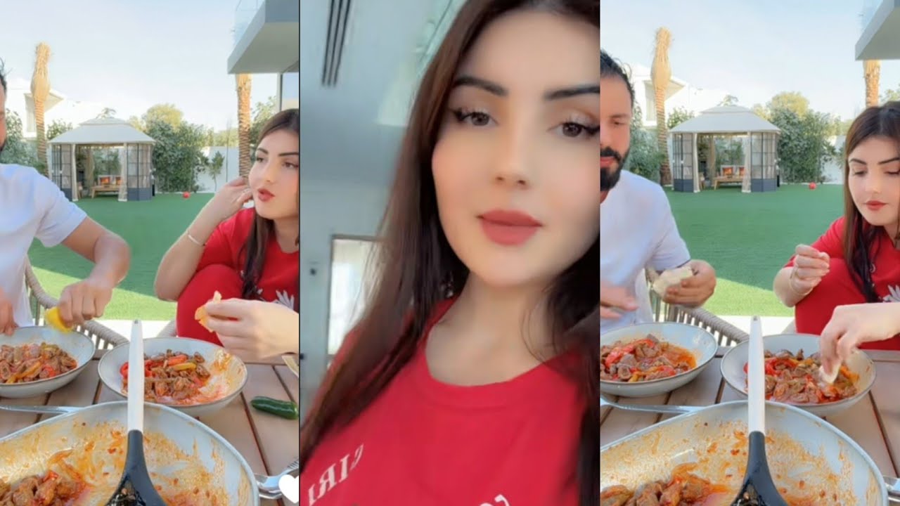 نور وعصام 🔥 الطبخة جهزت ورح نتغدا بالجنينة 