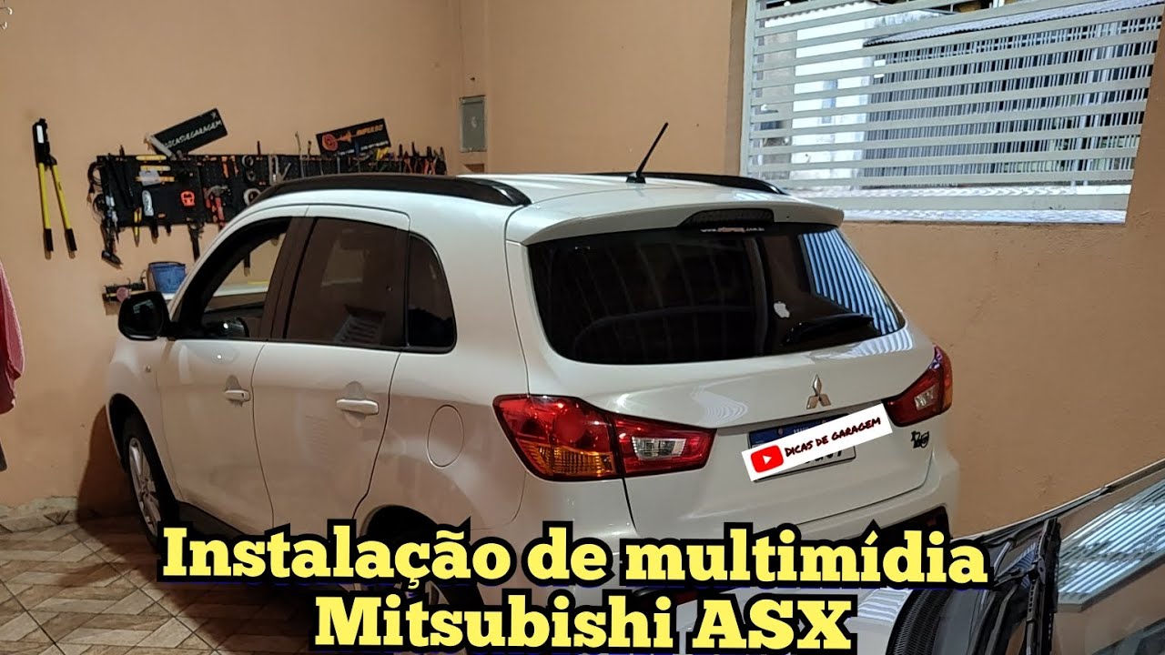 Como fazer instalação de multimídia no Mitsubishi ASX #dicasdegaragem #mitsubishi #asx  #garagetips