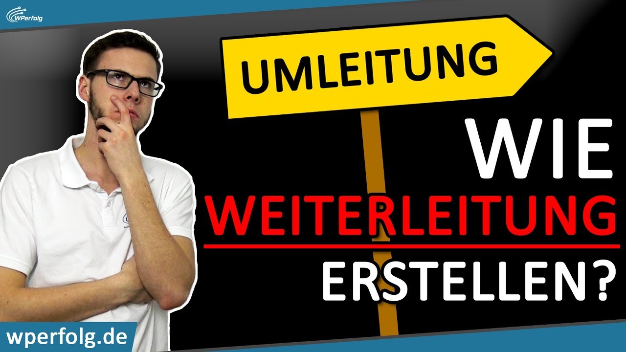 👉WICHTIG: WordPress 301 WEITERLEITUNG einrichten 👉Cleveres Redirection Plugin - 404 Fehler beheben
