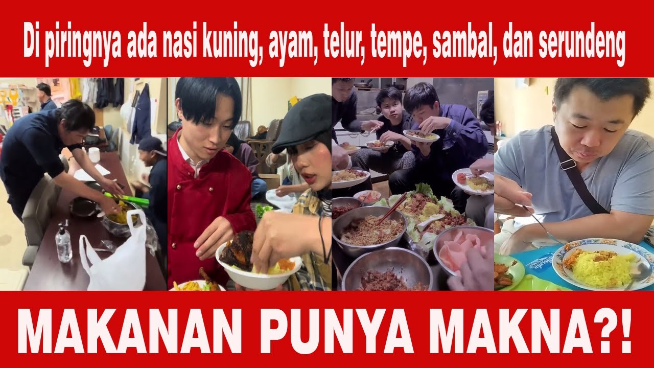 Bapak Jepang Sampai Antre Demi Nasi Kuning Indonesia!