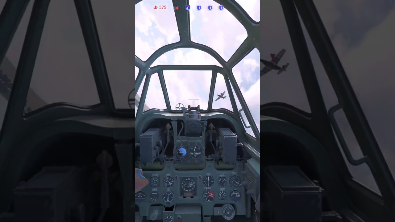 A6M2 encounters P-51D Over Alligator Creek, Pacific Campaign #enlistedgame #gaijin #shorts