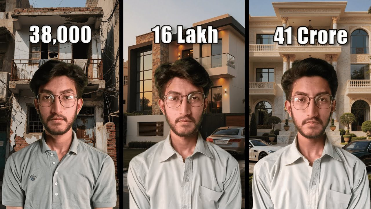 38,000 vs 41,00,00,000. Salary Lifestyle