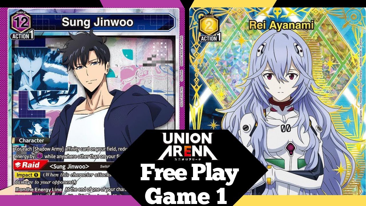 Sung Jinwoo Solo leveling vs Yellow Evangelion \ Union Arena/ Live Gameplay 