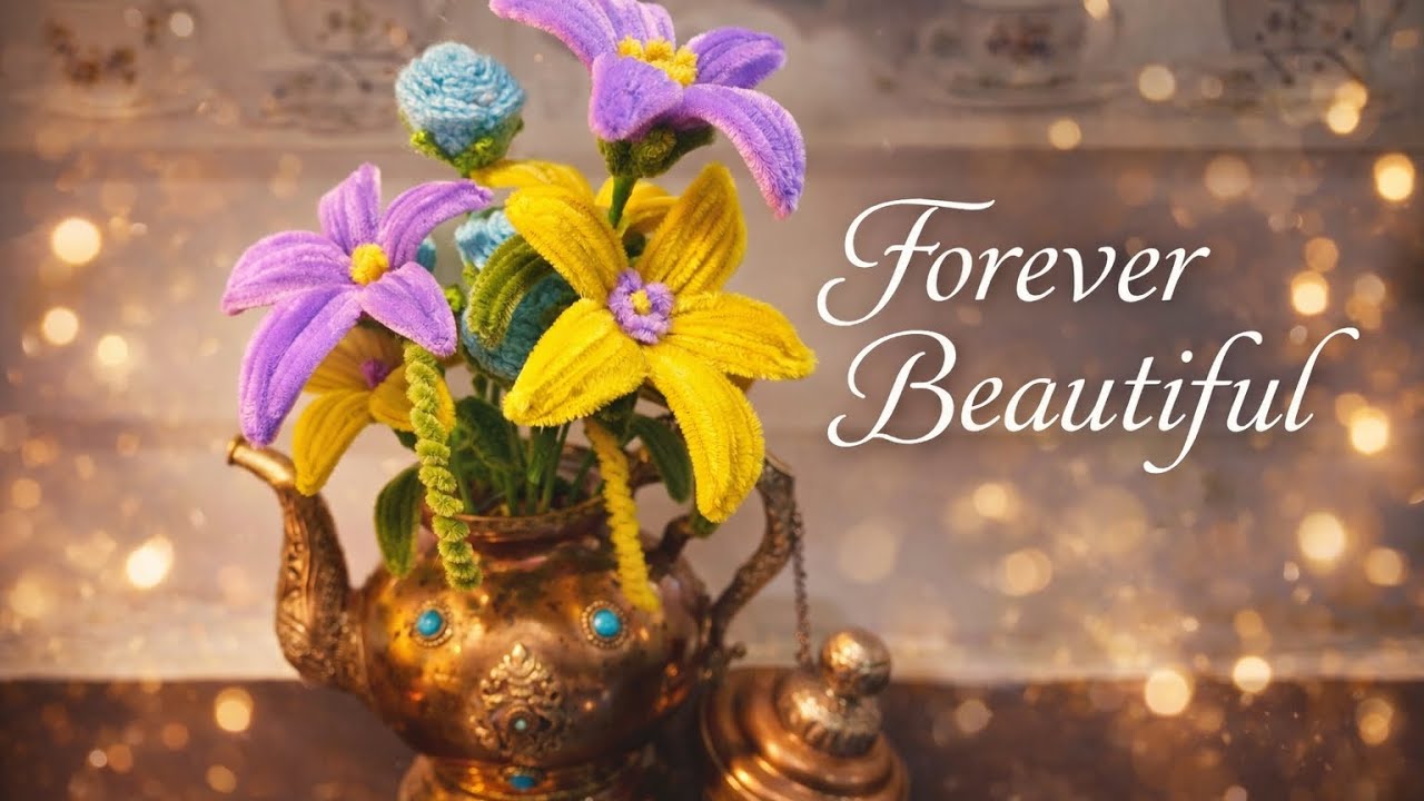 Beauty that never fades//artificial//handmade//flowers.