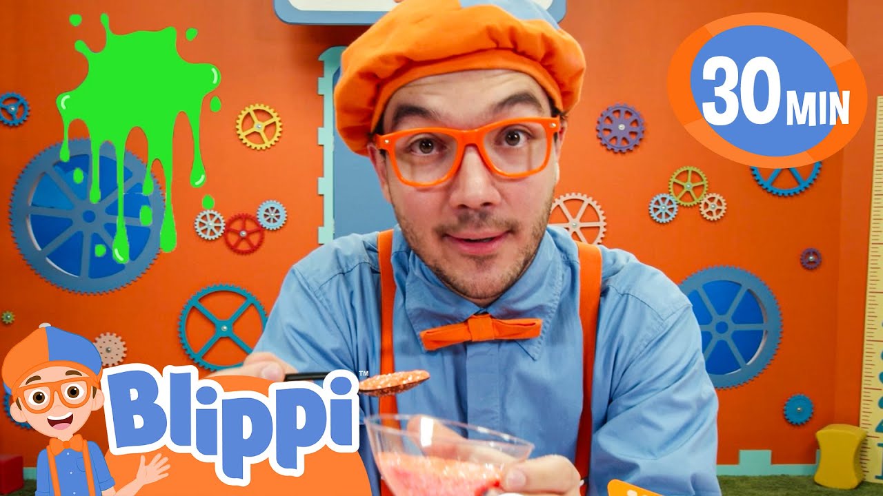 How Do You Make Slime? | Blippi Learns | Learn Colors and Science with Blippi!