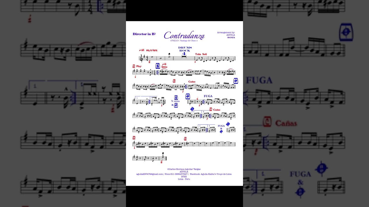 CONTRADANZA Santiago de Chuco / Audio Midi Finale/