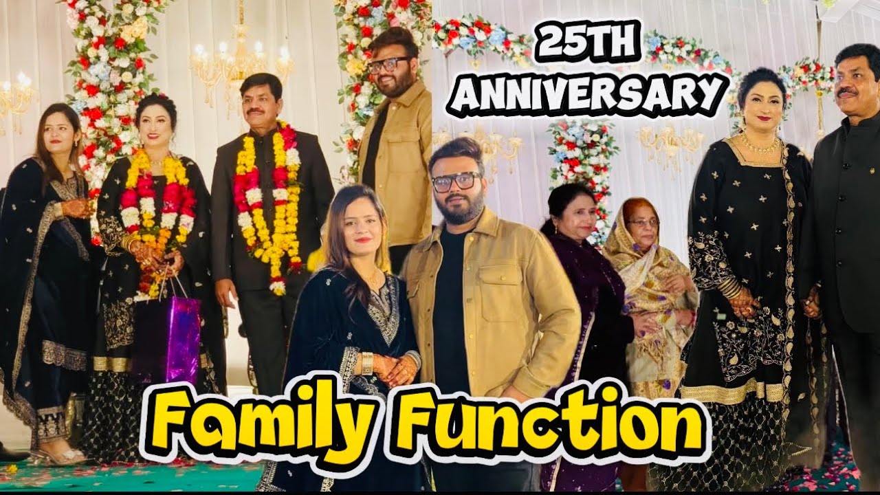 Ghar ka function hota hai bht jada khaas || 25th Anniversary celebration #vloglife #dailyvlog 
