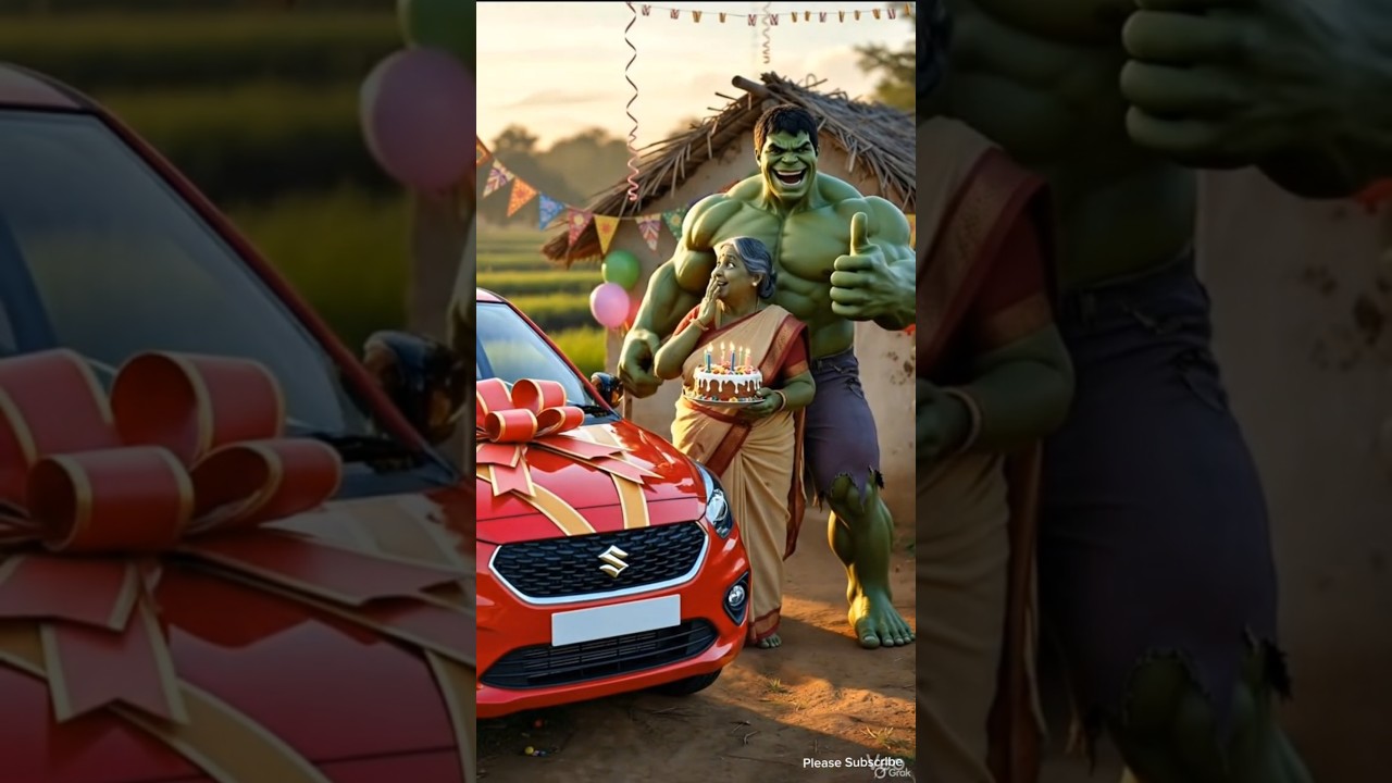 Hulk ne maa ke liye kamaya bahut sara paisa #hulk #hulkstory  #maakabirthday #ai #aivideo #hulklife