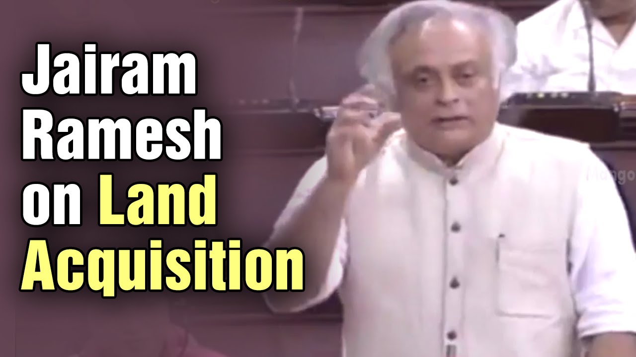 Congress MP Jairam Ramesh slams Modi government over land acquisition act