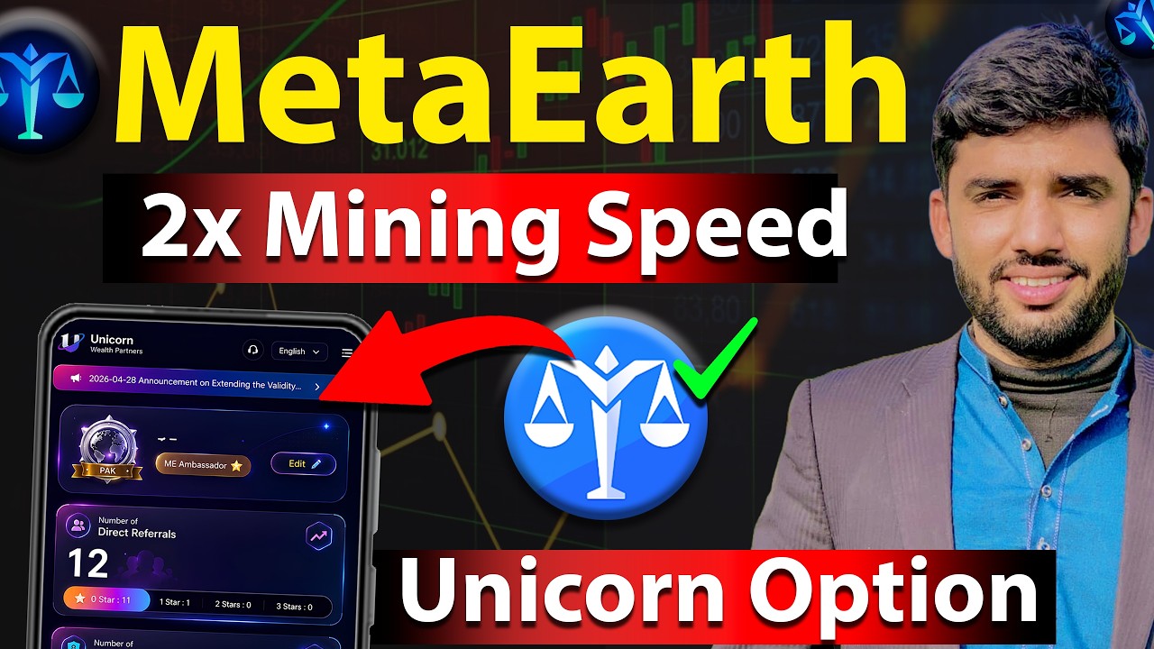 MePass (MetaEarth) New Update | Me Pass 2x Mining Speed | MePass Unicorn Option Update