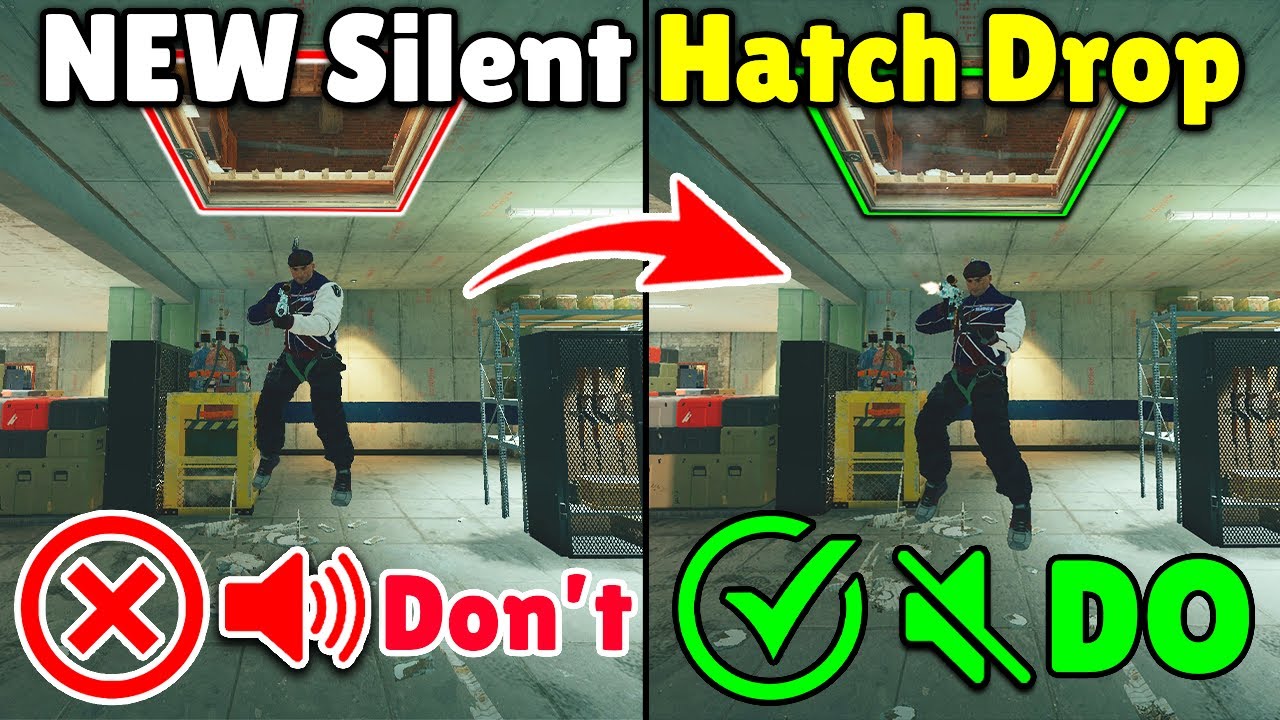 *400 IQ* Trick To Cover The Hatch Drop Sound - Rainbow Six Siege Vector Glare