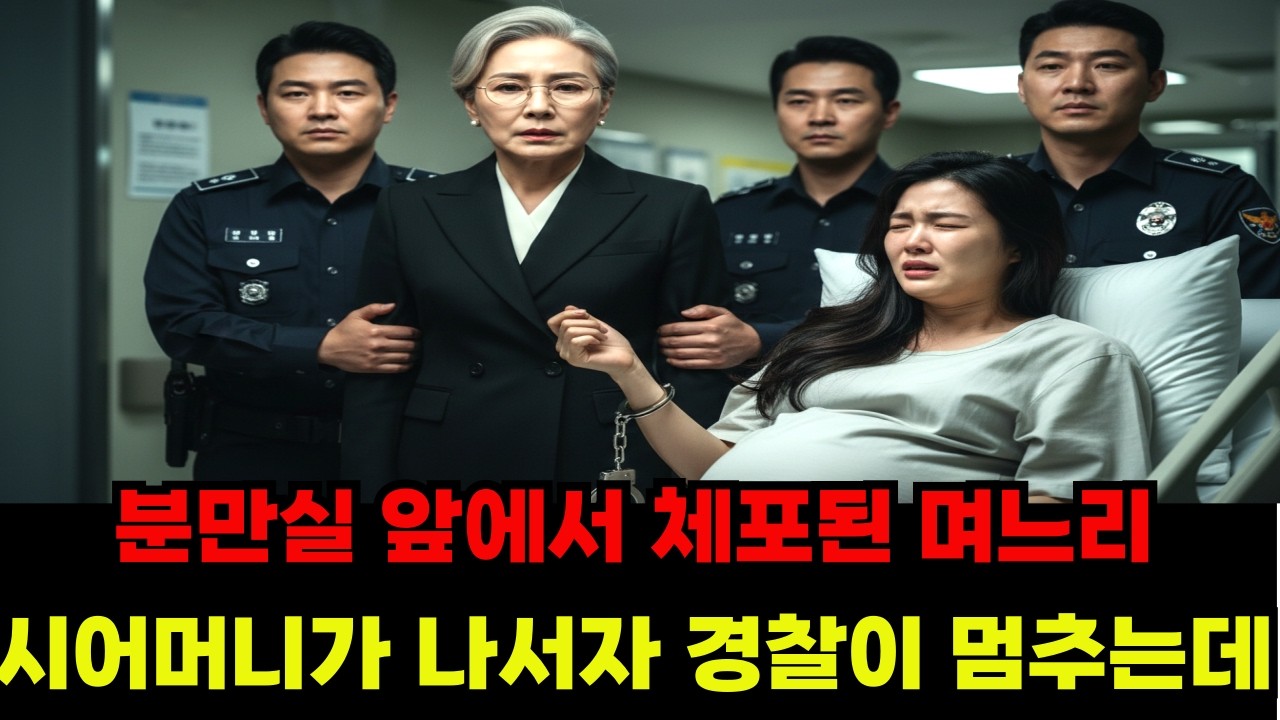 분만실에서 수갑 찬 만삭 며느리… 그때 도착한 USB 하나에 20조 재벌 회장 시어머니가 VIP 블랙카드로 은행을 통째로 날려버렸습니다