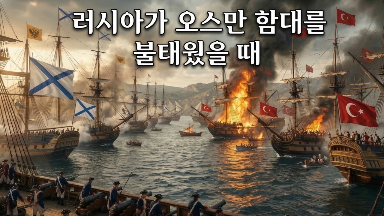 오스만 제국이 겪은 가장 치명적인 해전 패배 | 체스마 해전 1770년