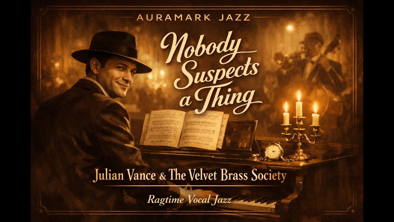 Nobody Suspects a Thing — Julian Vance & The Velvet Brass Society | Ragtime Jazz