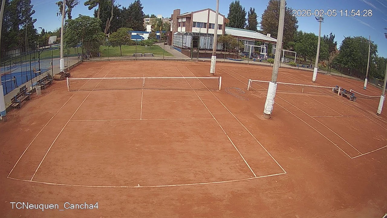 Cancha 4 Tenis club Neuquén Club 05/02/26 inicia 08:01