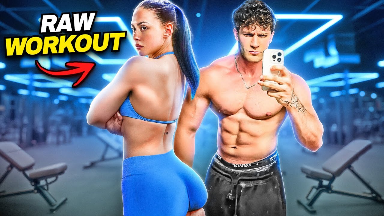 RAW BACK WORKOUT WITH GYM GIRL (CONNOR SINANN)