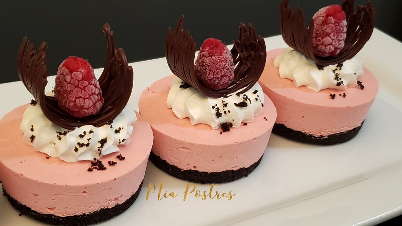 MINI CHEESECAKES SIN HORNO | mesa de postres/ mia postres.