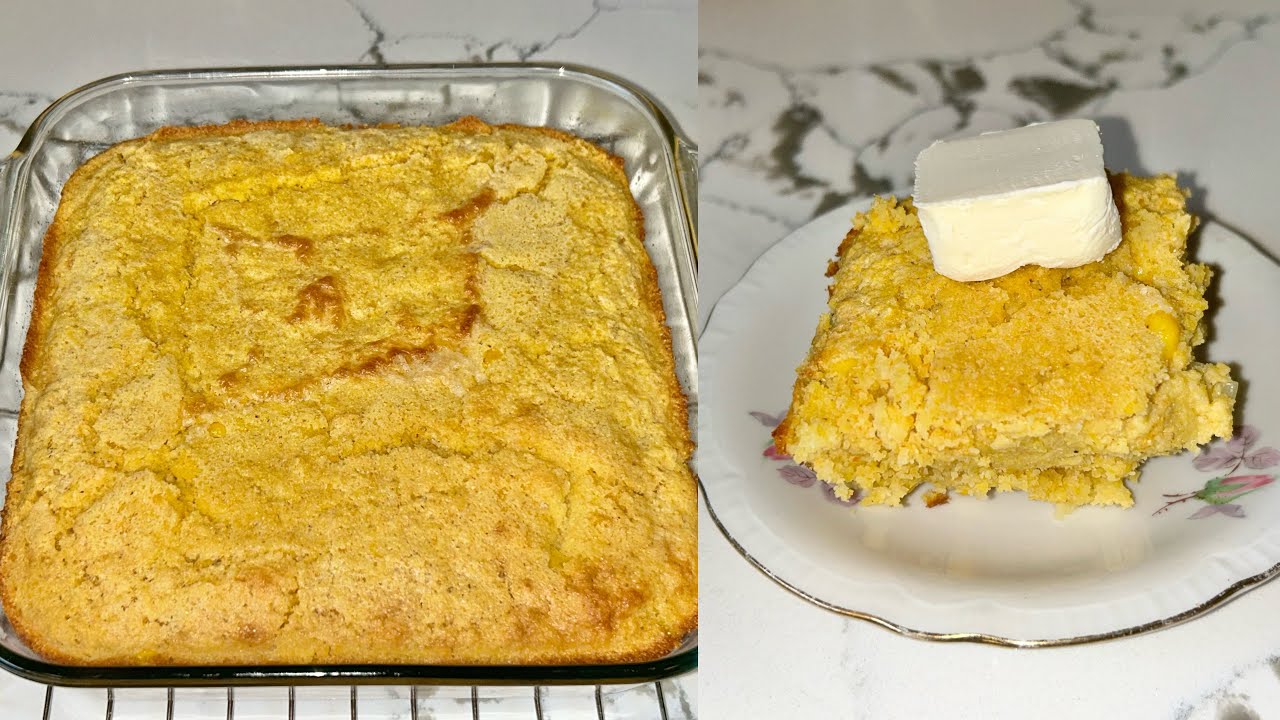 Creamed Corn Cornbread - Southern Creamed Corn Cornbread Recipe - Ellen’s ChristKwan Series 🍞🌽