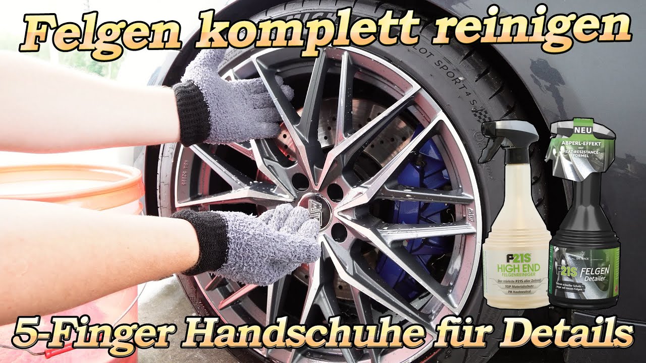Für jede Ritze! Felgen reinigen Fingerhandschuh ermöglicht vollständige Reinigung - der erste Test
