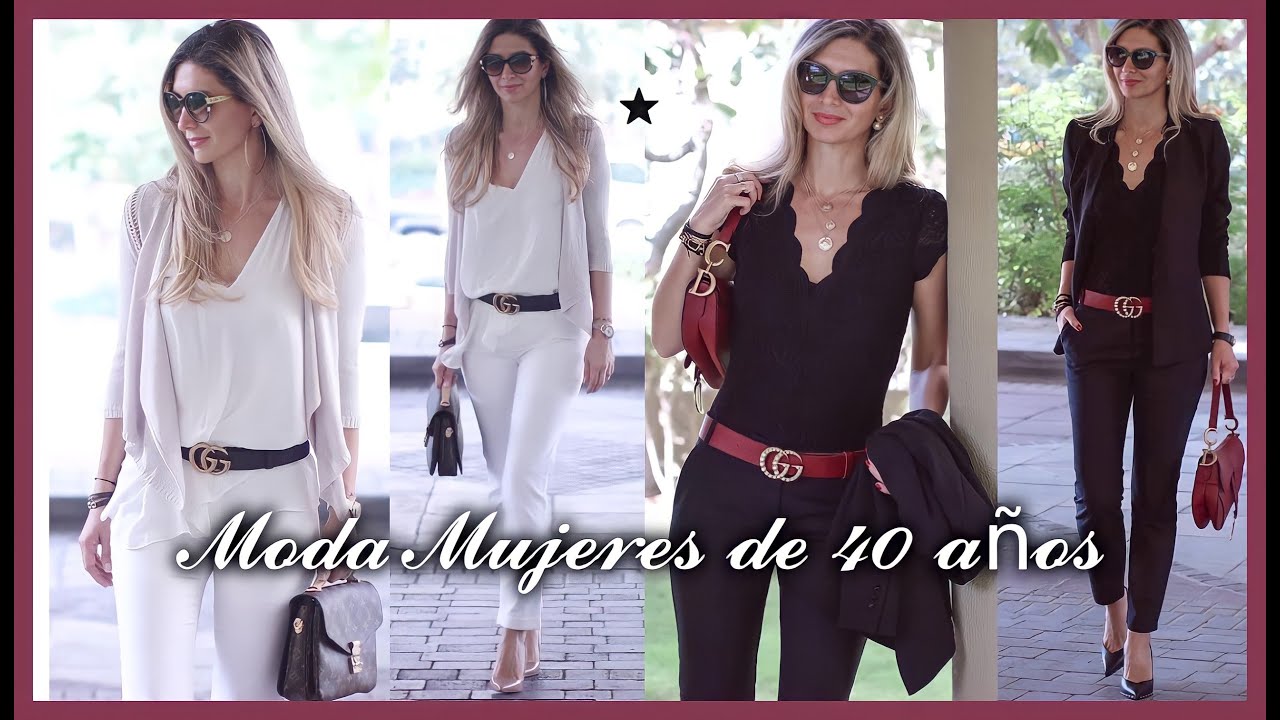 BELLOS OUTFITS PARA MUJERES DE 40 AÑOS COMO VESTIR ESTILOSA Y VERTE FABULOSA A LOS 40 AÑOS MODA 2021